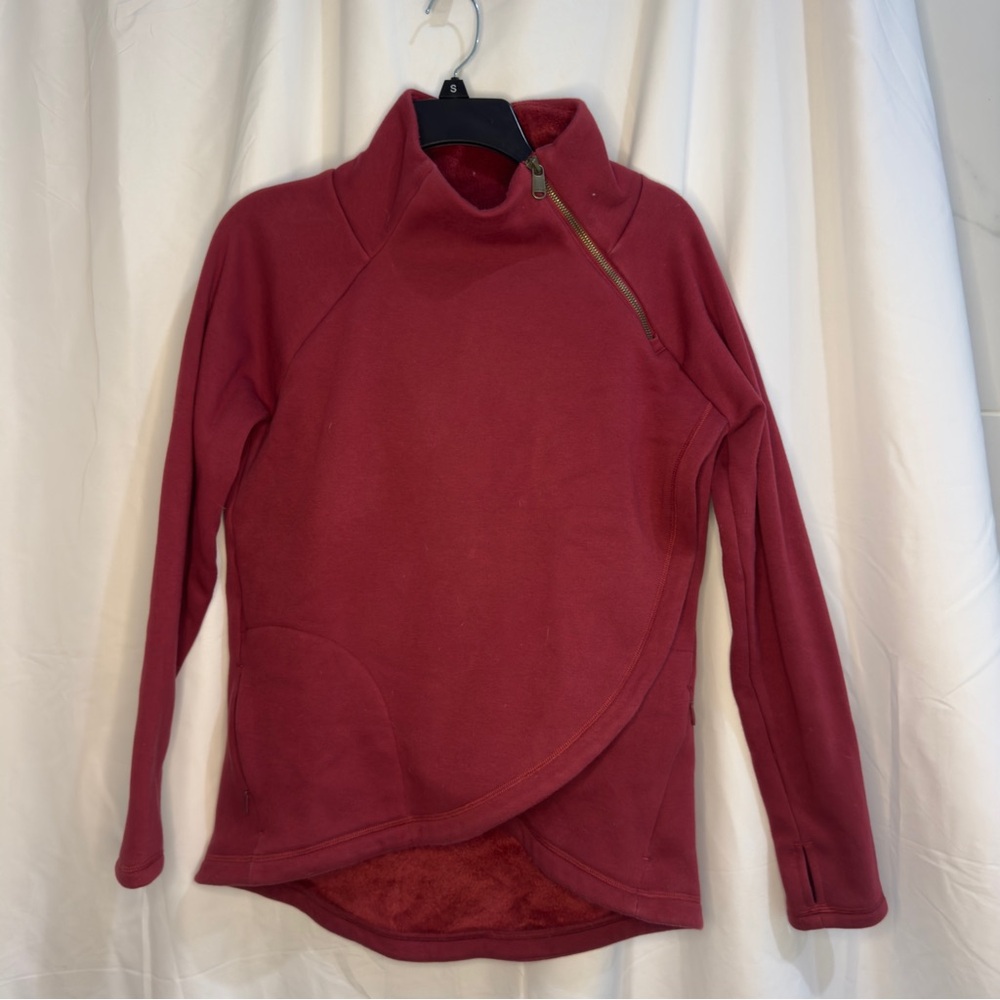 Athleta Women's Burgundy Cowl Neck Sweater